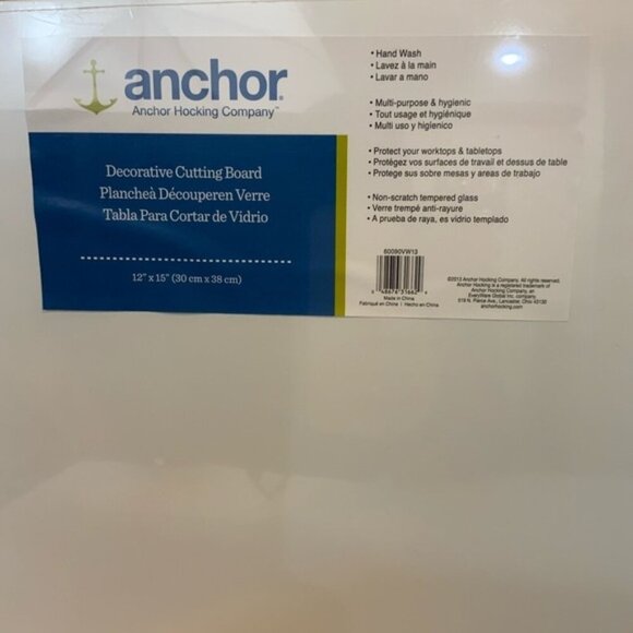 Anchor Hocking Lemon Lime Photo Glass Cutting Board 12” X 15” - Picture 5 of 15